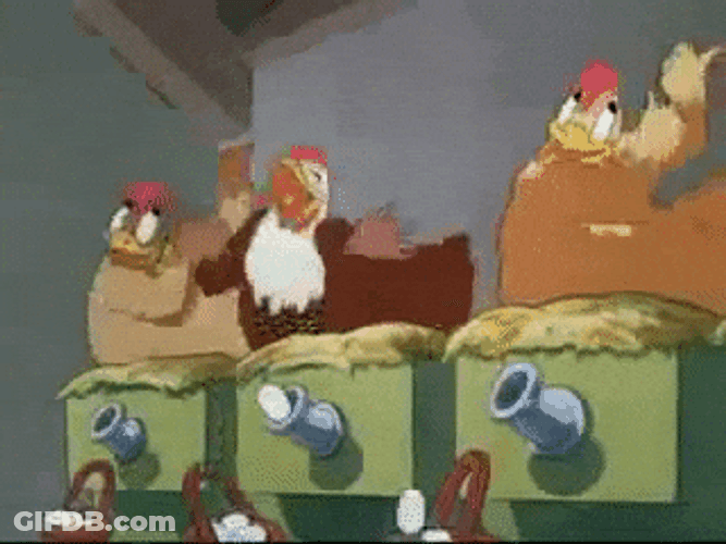 Hen Producing Lots Of Egg Dog GIF