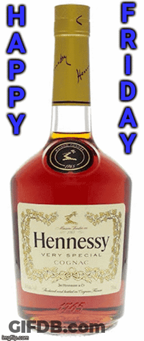Hennessy Very Special Cognac Happy Friday Greeting GIF