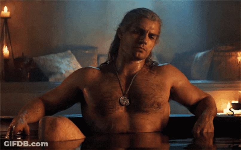 Henry Cavill As Aegon The Conqueror Bathing GIF