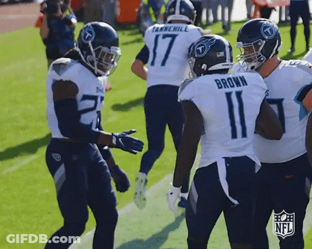 Henry Derrick High Five GIF