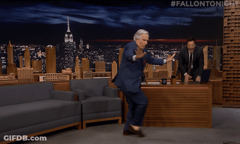 Henry Winkler Crazy Dancing On Tonight Show GIF