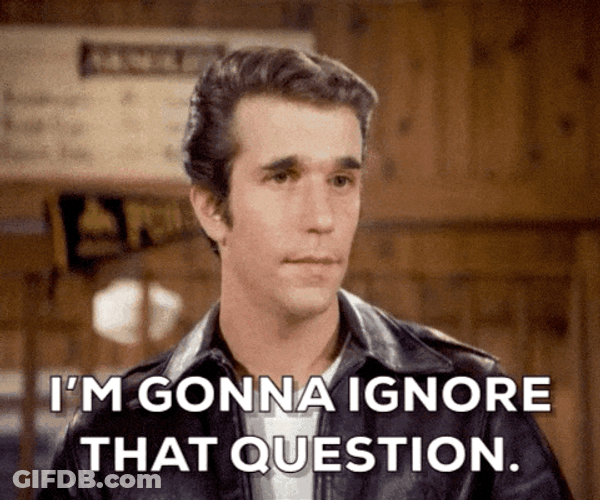Henry Winkler Question Left On Read GIF