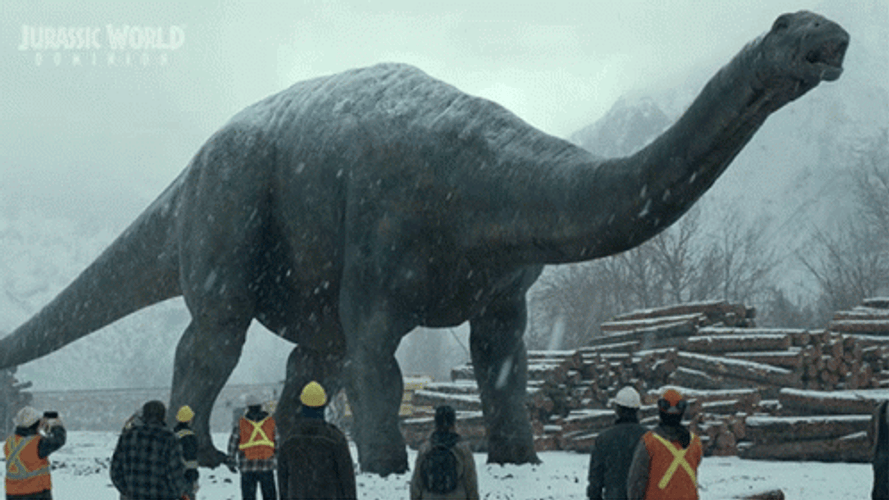 Herbivores Dinosaur In Jurassic World GIF
