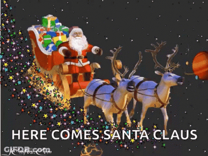 Here Comes Santa Claus GIF