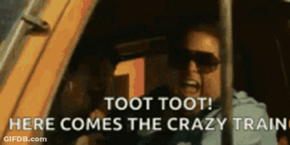 Here Comes The Crazy Train GIF