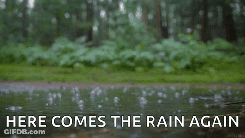 Here Comes The Rain Again GIF