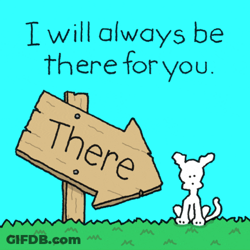 Here For You Chippy The Dog GIF