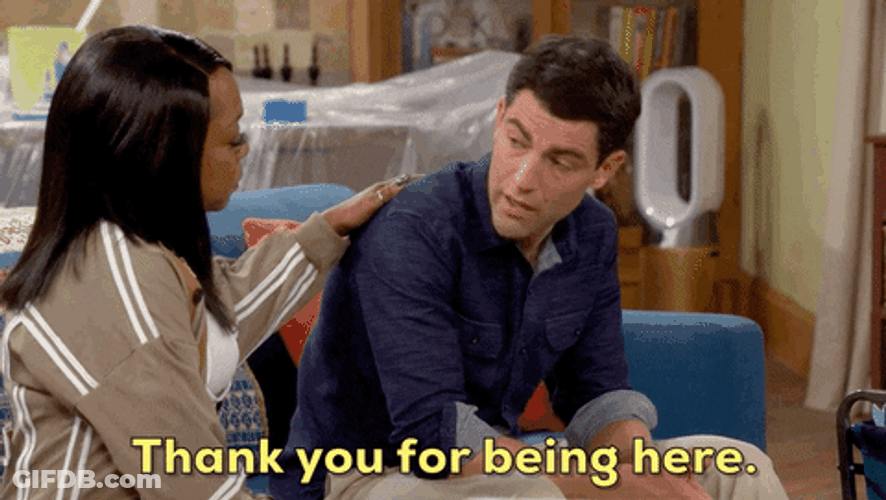 Here For You Consoling Max Greenfield GIF