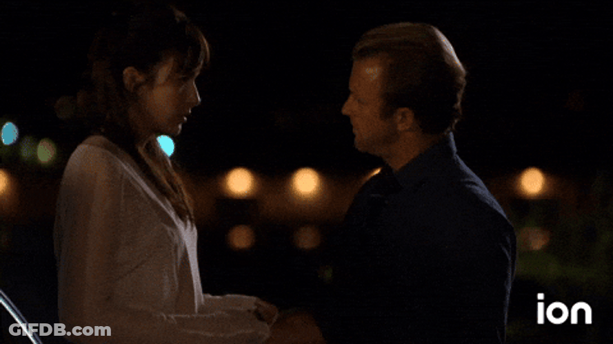 Here For You Loving Couple Talking GIF