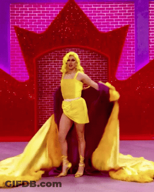 Here I Come Drag Queen GIF