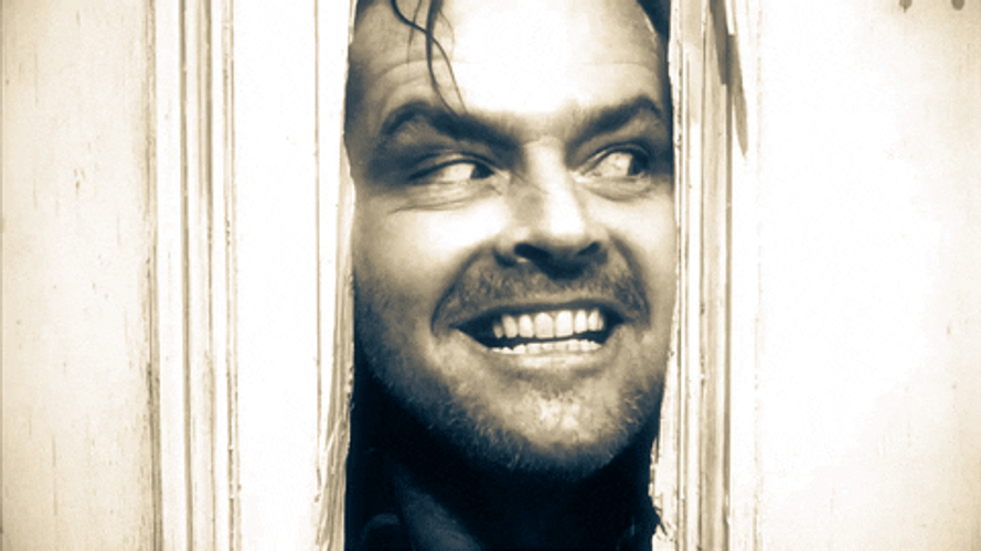 Here's Johnny Glitch GIF