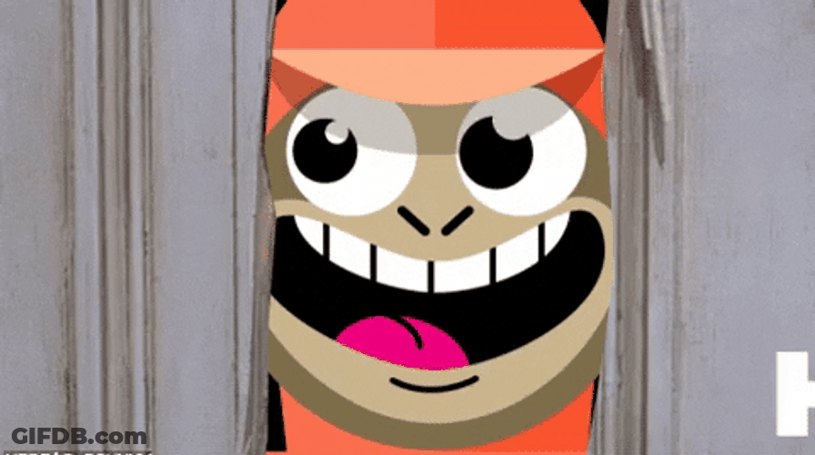 Here's Johnny Morty GIF
