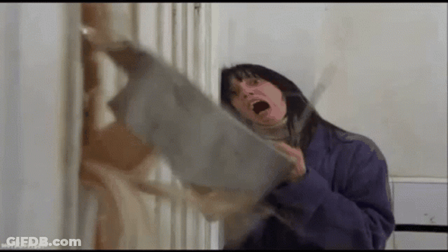 Here's Johnny Scary Vintage Movie GIF