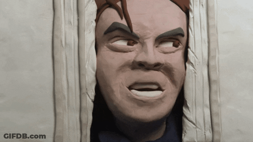 Here's Johnny Shining Stephen King GIF