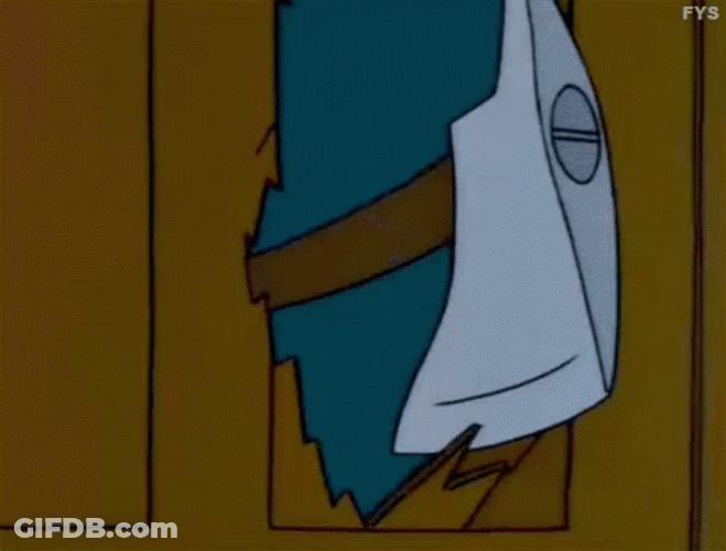 Here's Johnny Simpsons GIF