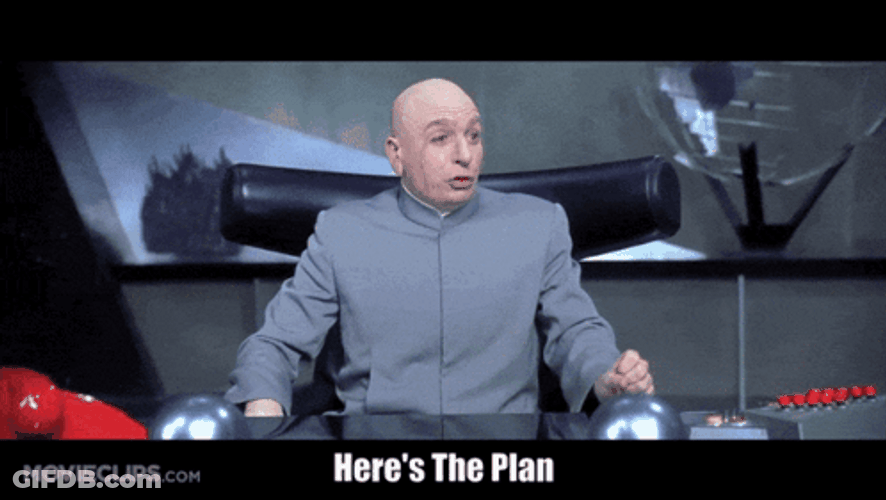 Here's The Plan Dr Evil One Million Dollars GIF