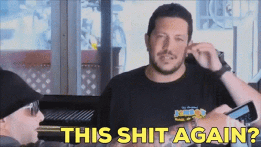 Here We Go Again Disappointed GIF