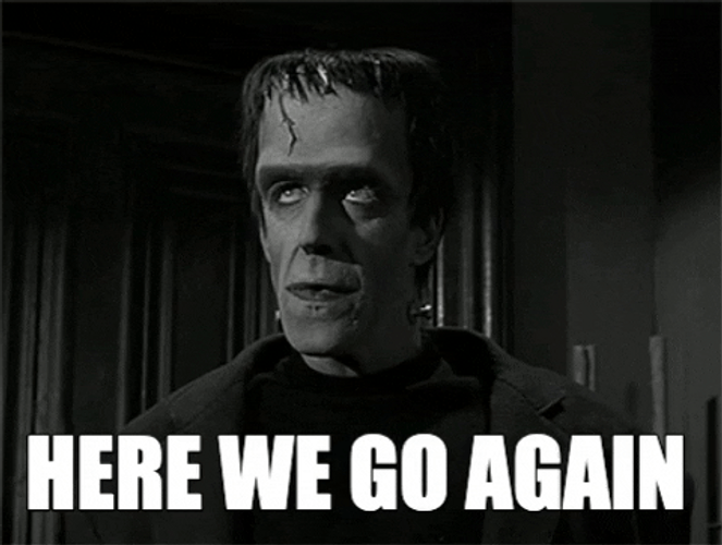 Here We Go Again Monster GIF