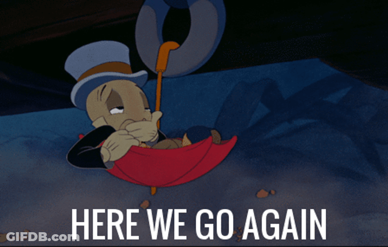 Here We Go Again Pinocchio GIF