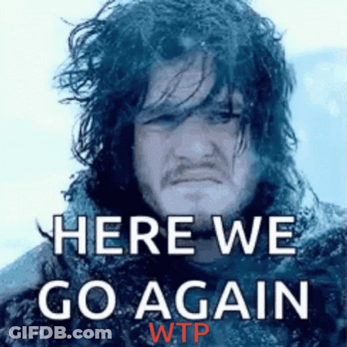 Here We Go Again Snow GIF