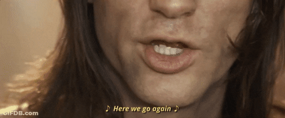 Here We Go Again Utter GIF