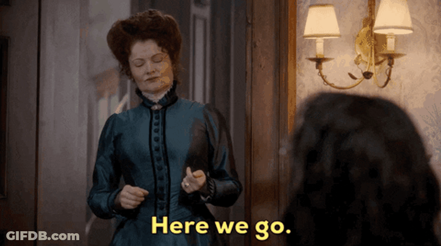 Here We Go Again Vintage GIF