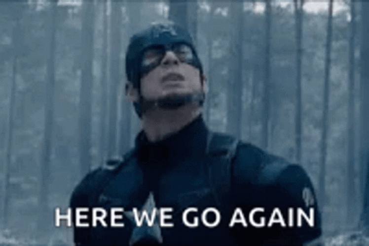 Here We Go Captain America GIF