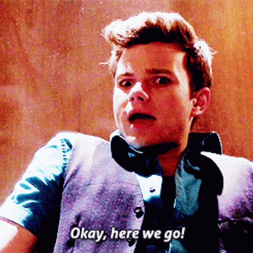 Here We Go Kurt Hummel GIF