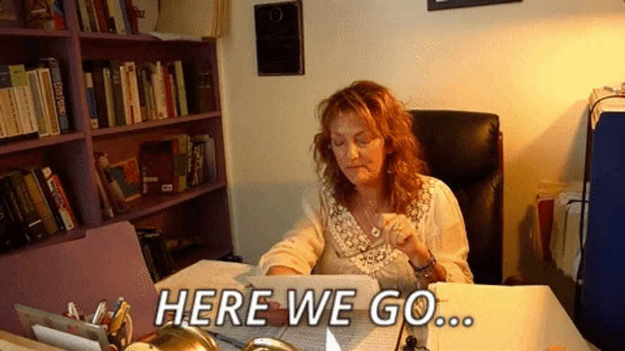Here We Go Read Paper GIF