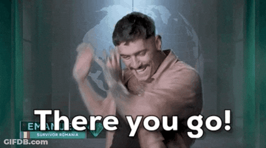 Here You Go Hyper Emanuel Neagu GIF