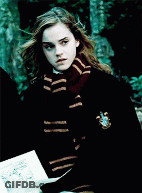 Hermione Deep Sigh GIF