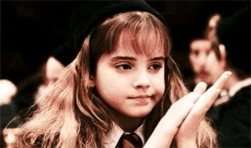 Hermione Granger Fake Slow Clap Clapping Hands Applause GIF
