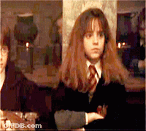 Hermione Granger Looking At Something GIF