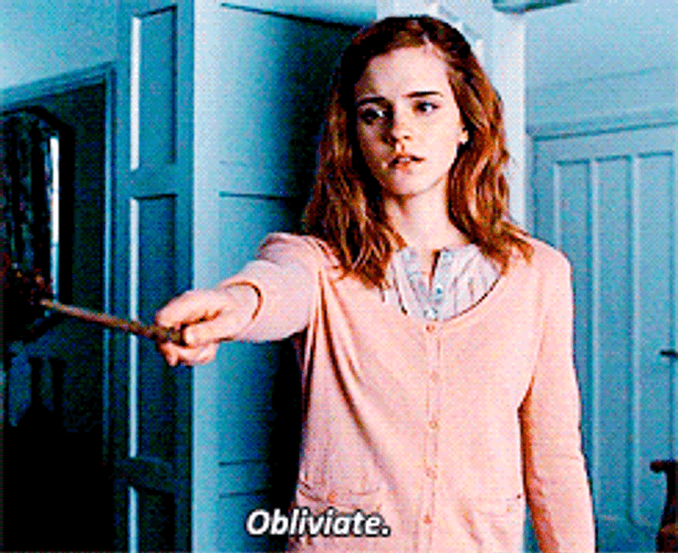Hermione Granger Obliviate GIF