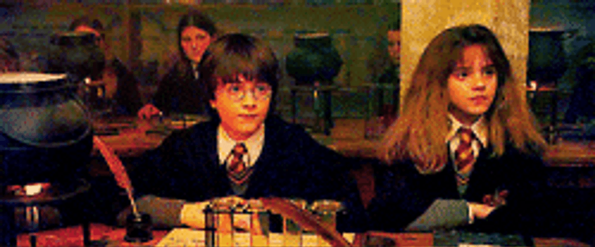Hermione Granger Raises Hand GIF