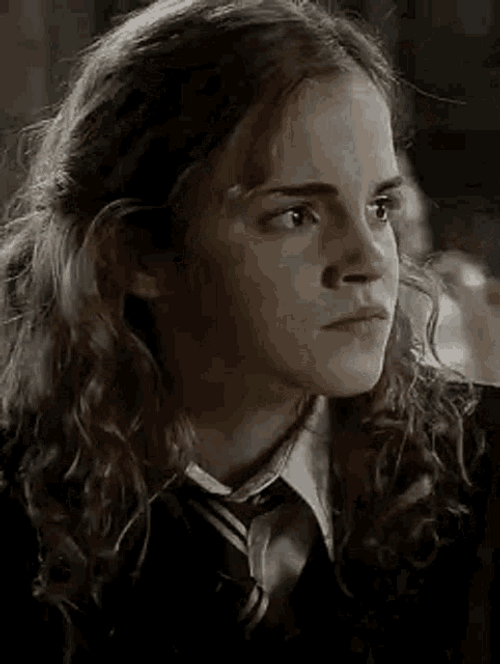 Hermione Granger Seriously Reaction GIF