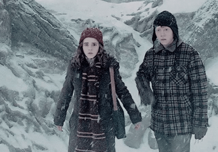 Hermione Granger With Ron Weasley GIF