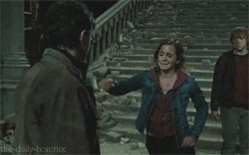 Hermione Hugging Harry Potter GIF