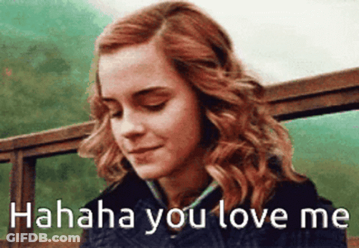 Hermione You Love Me GIF