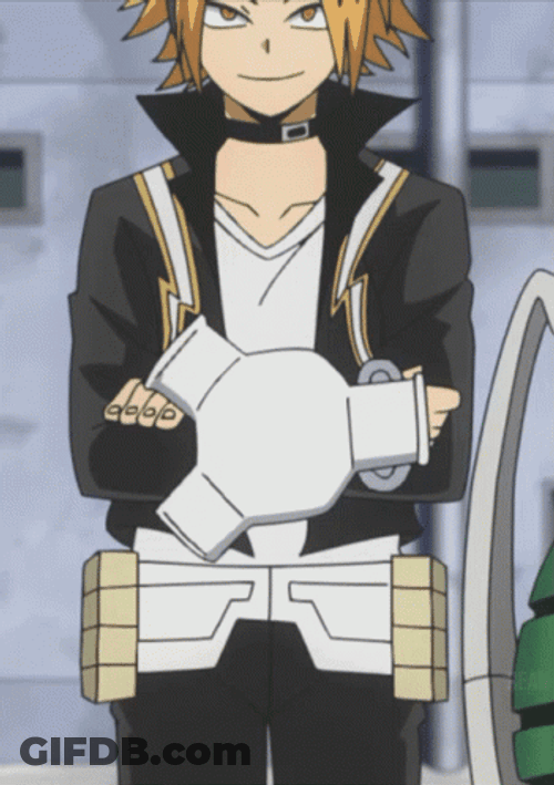 Hero Academia Awesome Denki Walking GIF