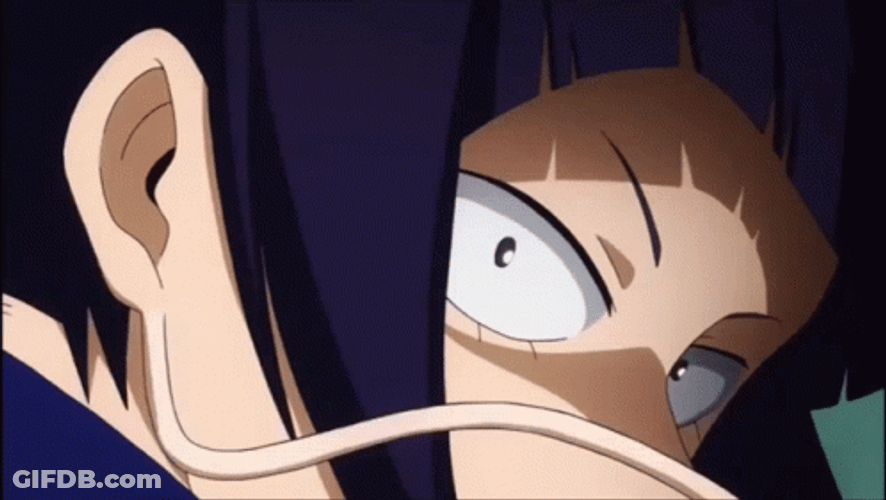 Hero Academia Kyoka Denki Fighting GIF
