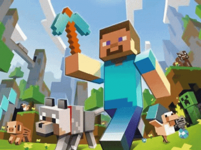 Herobrine Character Slide Show GIF