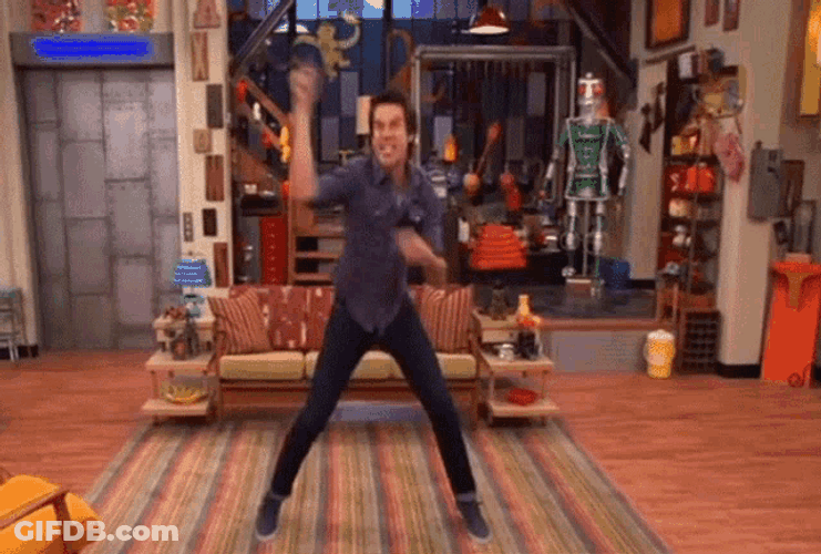 Heroes Spencer Icarly Crazy And Excited Dance GIF