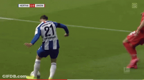 Hertha Vs Union Soccer Game Score 1-0 GIF