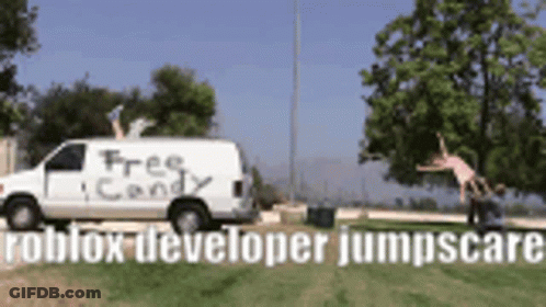Hertz Van Parked In Lot GIF