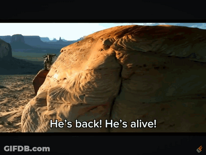 Hes Back Hes Alive Optimus Is Here GIF
