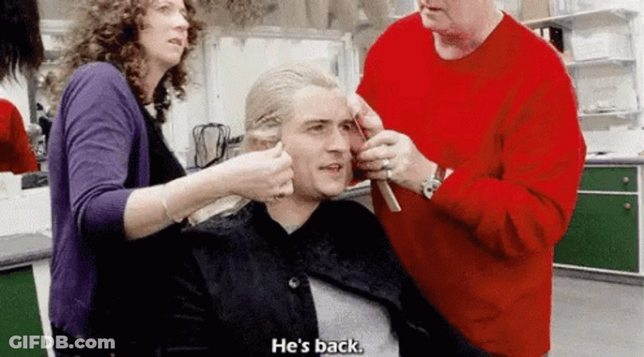 Hes Back Legolas GIF