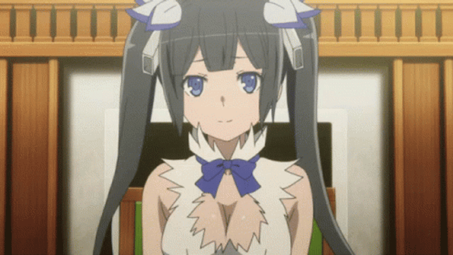 Hestia DanMachi  Anime Thumbs Up GIF