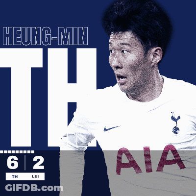 Heung-Min Soccer Player Poster GIF