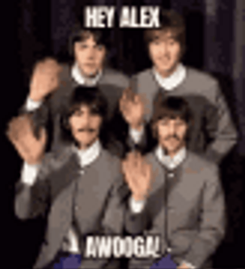 Hey Alex Awooga Beatles GIF